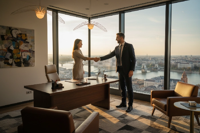 Partnership commerciale tra Italia e Ungheria – team di Elevate Advisory Group Kft